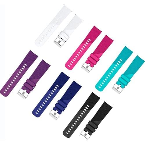 Silicone Watch Strap for Huami Amazfit Bip Youth Smart Watch Bracelet for Garmin vivoactive 3 20mm Strap