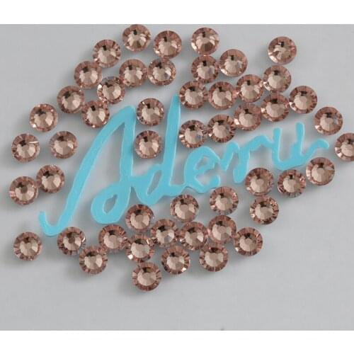 Aderu vintage rose 705 super shiny lead free crystal hot fix rhinestone for nail art ornament garment shoe hat scarf decoration