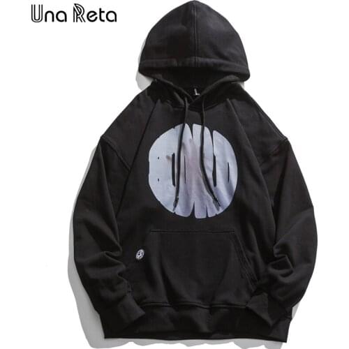 Una Reta Hoodie Men Fashion Streetwear Plus Size Hoodies Pullover Tracksuit Harajuku One Piece Oversized Sweatshirts