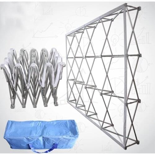 High GradePortable Aluminium Alloy Flower Folding Stand Wedding Backdrop Stand Advertising Rainproof Display Signature Wall