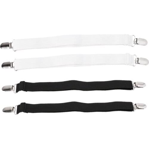 94PF 2Pcs Sheet Grippers Straps Fasteners Hold Grips Elastic Clips Gripper Bedspread