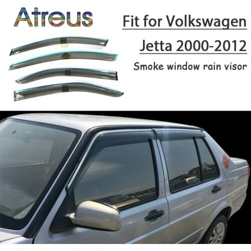 Atreus 1set ABS For 2011 2011 2010-2000 Volkswagen VW Jetta Accessories Car Vent Sun Deflectors Guard Smoke Window Rain Visor
