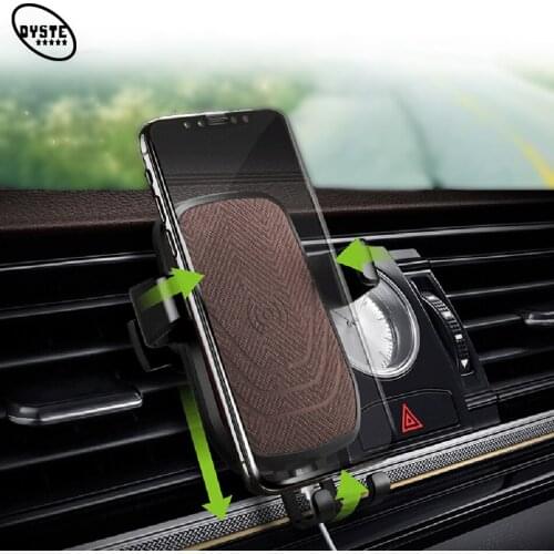 Mobile Phone Wireless Charger Holder In Car QC 3.0 GPS Auto Gravity Smartphone Support Car Holder Cellphone Air Vent Mount Stand
