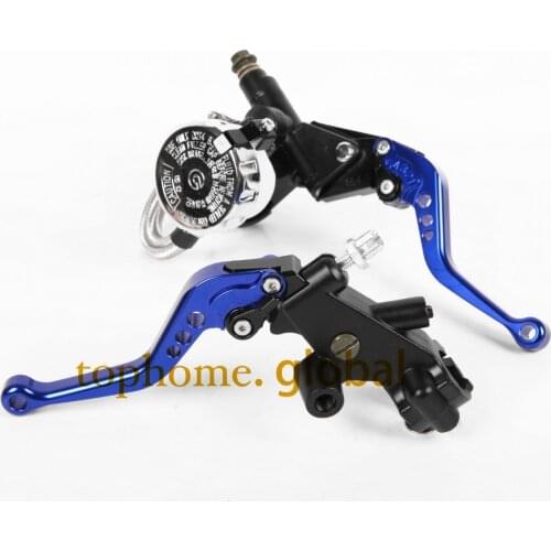 Front Brake Master Cylinder&Clutch Brake Levers 7/8"with Adjustable Fluid Reservoir For Yamaha YFZ 350 Banshee 2002-2003-2008