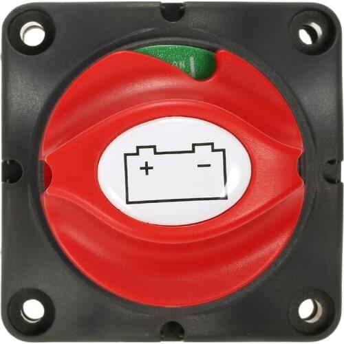 KKMOON 48V Cut On/Off Battery Disconnect Power Selector Isolator Disconnect Rotary Switch