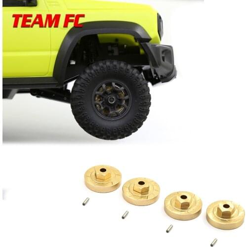 4mm Wheel Weights Brass Counterweight Coupler for 1/24 Axial SCX24 90081 RC Model Car Wheel Weights Upgrade Spare Parts