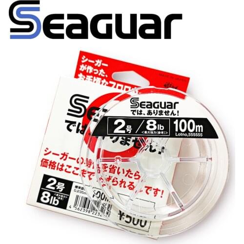 SEAGUAR White LABEL Original fishing line 4LB-20LB 100% FLUOROCARBON Fishing Lines 100M