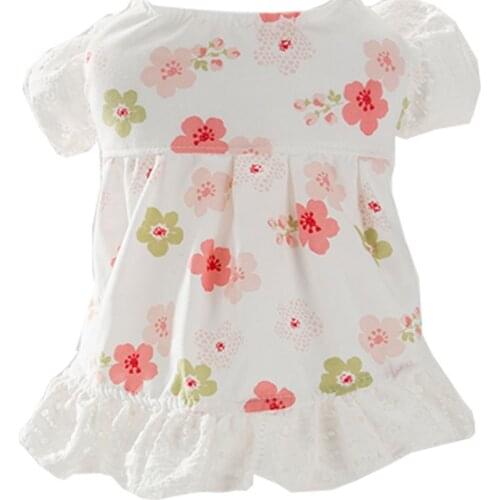 Summer Puppy Clothes Cute Pet Princess Skirt Teddy Schnauzer Dog Dresses For Small Dogs Chihuahua Sakura Dress Pomeranian Bichon