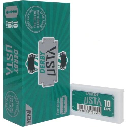Derby Master Double Edge Razor Blades Half Pack - 1 Pack-Pack of 2-50 Pcs / 100 Pcs / 200 Pcs