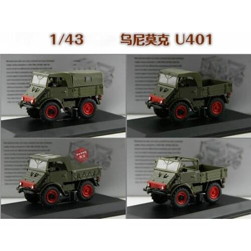 Die-cast 1:43 Scale Classic Unimog U401 Off-road Vehicle Metal Alloy Truck Model Collection Decorative Ornaments Fan Gift