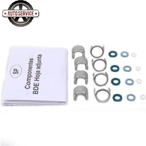 New Fuel Injector Nozzle Seal O-Ring Repair Kit For VW EOS Golf Plus Jetta Passat AUDI A4 A6 TT Seat Altea Toledo 06D 998 907