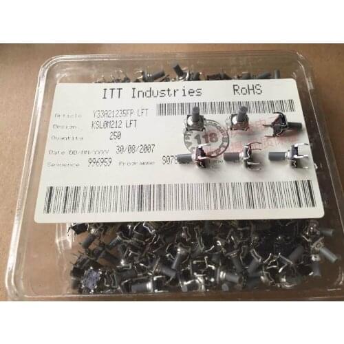 Original new 100% KSL0M212 touch switch waterproof and dust-proof 7.4*7.4*10 tactile switch