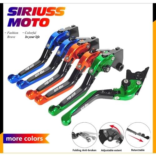 Motorcycle Levers Foldable Motocross Brake Clutch Lever Case for Kawasaki ER-6N ER-6F 2009-2016