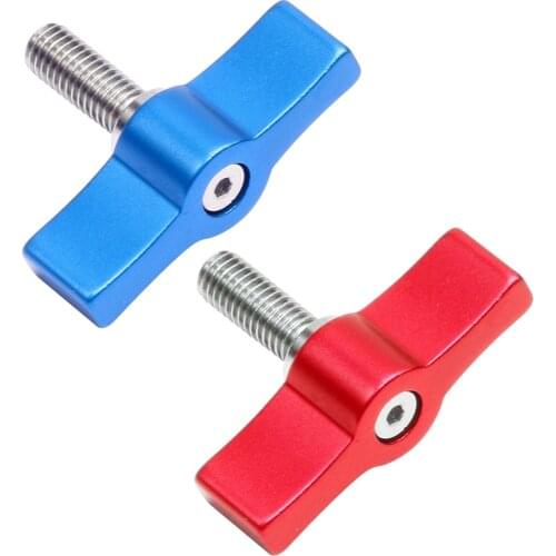 4pcs Aluminum Alloy 17mm M4/M5/M6 Thread Screw Adapter T-shape Adjustable Handle Locking Screws Camera Photography Accessories