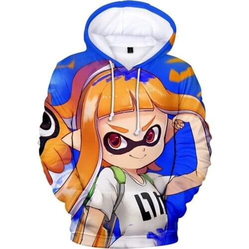 Graffiti Shooting Game Splatoon 3D Print Sweatshirt Streetwear Men Women Fashion Oversized Hoodie Harajuku Kids Boy Girl Hoodies