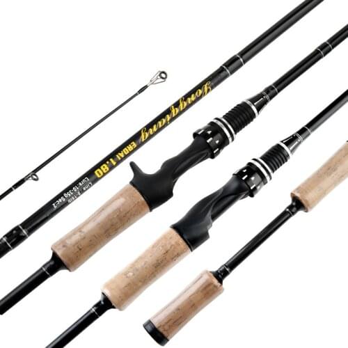 2020 New 1.8m / 2.1m Chinese Lure Carbon Fishing Rod Spinning ML Power Hand Fishing Tackle Casting Rod Canne Spinning Rods