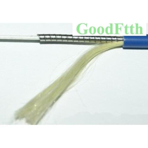 Indoor Optic Armored Cable SM Simplex 3mm Blue PVC GoodFtth 1-3km