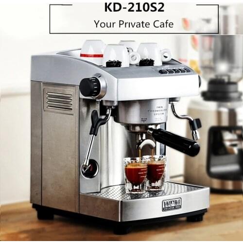 WPM Espresso Cafe Machine Professional KD-210S2 Thermo-block Espresso Machine Coffee Maker House Use or small cafetera