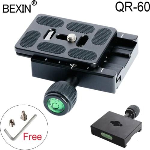 BEXIN camera clamp tripod clamp quick release clamp ball head RRS compatible adapter mount holder bracket for Arca dslr camera