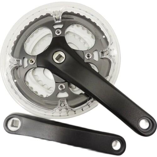 MTB Crankset 7/8/9 Speed Bicycle Crank Set 28/38/48T 170mm Aluminum Alloy Crank 64 BCD 104 Sprocket Chainwheel Bike Part