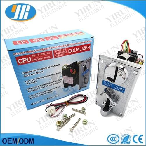 2016 Advanced Single Coin Front Entry Coin Selector Coin Acceptor KAI-638C for Vending machines Arcade machines