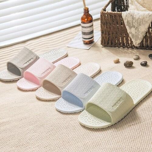 2019 new Ultra light soft non-slip slippers womens business travel hotel portable folding bathroom slippers bath slippers