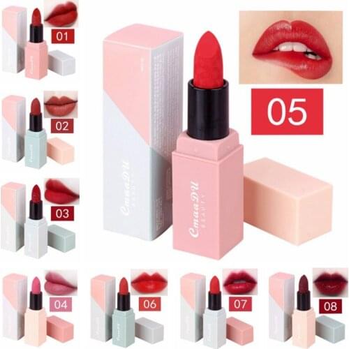8 Color Non-stick Cup Velvet Matte Lipstick Waterproof Long-lasting Matte Lipstick Lip makeup