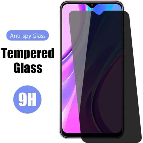 9H Anti Spy Tempered Glass For Samaung galaxy A7 A8 A9 A6 Plus 2018 Private Screen protector for samsung