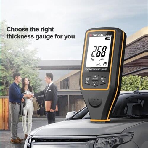 Car Styling Digital Coating Thickness Gauge Measuring Instruments Thickness-Gauge Car Coating Paint Film Tester SW-6310A SNDWAY