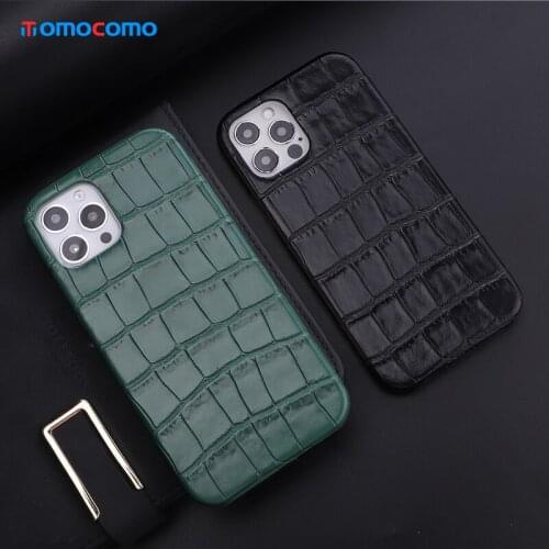 Black Crocodile Texture Leather Phone Cover For iphone 11 12 13 Pro Max Mini 7 8 Plus X XR XS Luxury Shockproof Back Case Coque