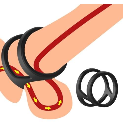 Elastic Penis Ring Sex Toys For Men Masturbator Cock Ring Dick Sleeve Delay Ejaculation Dildo Extender Adult Products Sex Shop