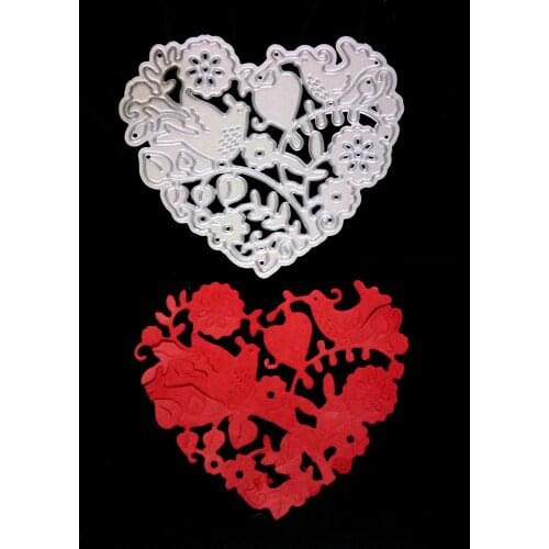 JX-LCLYL 60x68mm DIY knife molding flower birde knife mold carbon steel Metal Cutting Dies Stencils