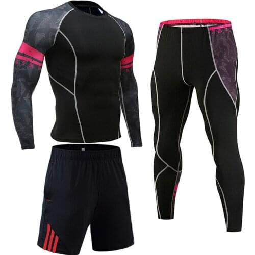 Compression Tracksuit Men Mens Sport Jogging Suit Running Set Men Gym Clothing Men Fitness Workout Tight