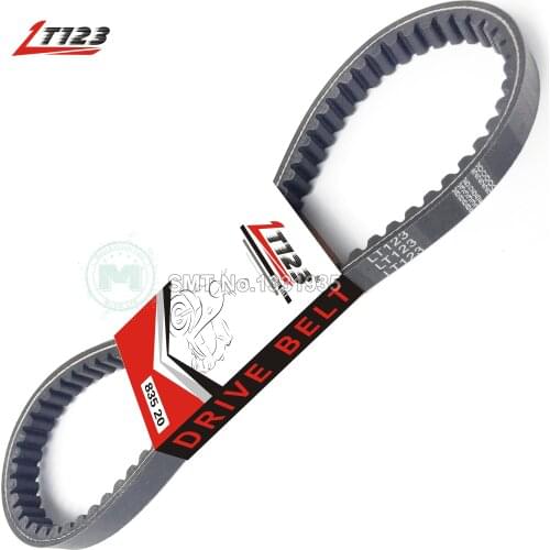 LT123 Motor scooter moped hight quality rubber drive belt 835 20 For QJ Keeway 157QMJ 150cc GY6 Scooter ATV GO KART parts