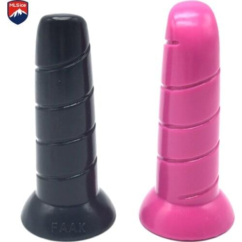 MLSice Thread Thick Expanding Anal Dialator Big Butt Plug Adult Sex Toys for Anal Massage Sex Couples Flirt with Strong Sucker