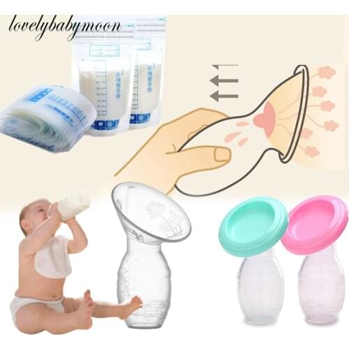 Breast Pump Baby Feed Breast Partner Breast Collector Breast Milk Storage Freezer Bag Disposable Safe Baby Food Storage Feeding