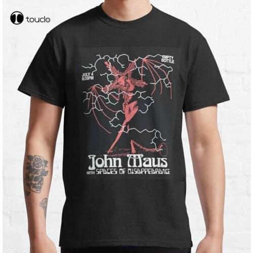 New John Maus Gig Poster John Maus Live Tour Concert Album Classic T-Shirt Cotton Tee Shirt