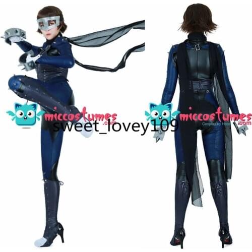 Persona 5 Queen Makoto Niijima Cosplay Costume Battle Clothing with scarf and maks full sets