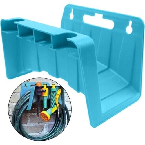 Garden Hose Pipe Holder Hanger Plastic Wall-Mounted Cable Tidy Storage Rack Outdoor Water Hose Pipe Shelf Reel Bracket