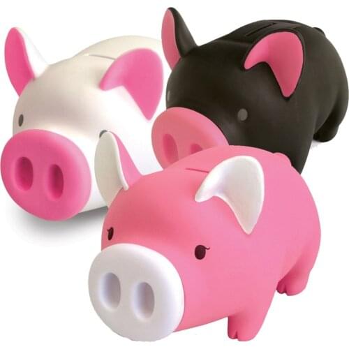 Portable Cute Plastic Piggy Bank Saving Cash Coin Money Box Children Toy Kids Gifts Room Home Decoration Birthday Gift
