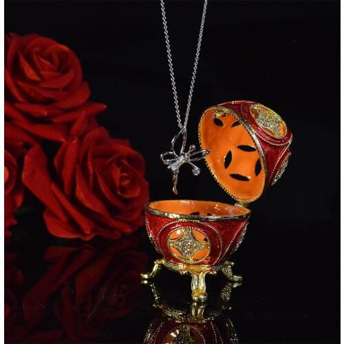 Qifu red color cheap price cute egg shape ring display