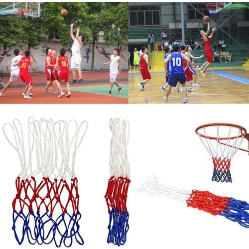 6 Mm Basketball Rim Mesh Net Durable Basketball Net Heavy Duty Nylon Net Hoop Goal Rim Mesh Fits Standard Basketball Rims