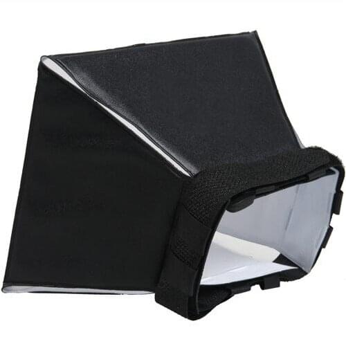 Newest 4"x5"/10cmx13cm Universal Foldable Flash Light Diffuser Softbox for Most camera flashes