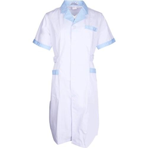 Women Lab Coat, Classic Fit, 100% Cotton, 40 Inch Length White