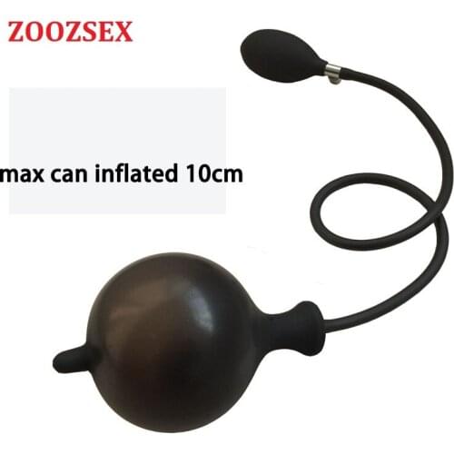 Zoozsex Inflatable Anal Plug Dilatador Anal Silicone Butt Plugs Sex Toys For Couple Adult Game