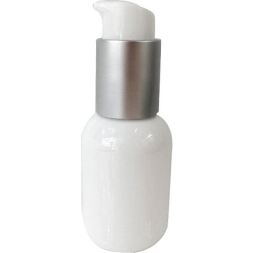 10pcs 50ml White Refillable Plastic Empty Lotion Soap Dispenser Liquid Container for Shampoo or Body Wash