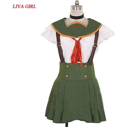 2019 Gakkou Gurashi School-Live! Kurumi Ebisuzawa Cosplay Costume Full Set All Size Custom Made