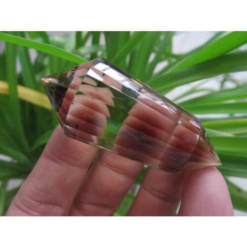 24 sided VOGEL Style Citrine QUARTZ CRYSTAL DT Wand POINT Healing 33.2g