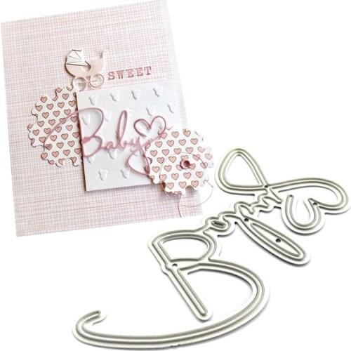 Baby Metal Cutting Dies Stencil Scrapbooking DIY Album Stamp Paper Card Embossing Decor Craft New Dies for 2020