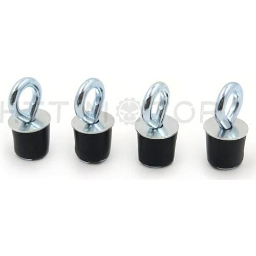 Aftermarket free shipping motorcycle parts 4 Polaris Lock& Ride Lock& Ride Tie Downs For Sportsman RZR ACE ATV Low Profile chrom